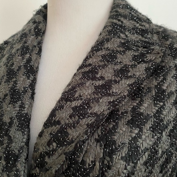 NWT DKNY Jeans Gray Black Plaid Jacket Size XS - Picture 2 of 11